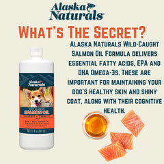 Salmón Alaska Naturals: ingredientes simples para uso diario.