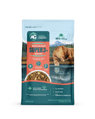 Alaskan Gold SUPER3+ salmón liofilizado croquetas para nutrición alta.