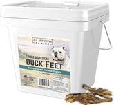 All American Canine patitas de pato crujientes como snack sabroso para perros.