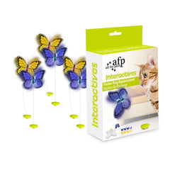 ALL FOR PAWS mariposa repuesto para gato, juego interactivo y enriquecimiento.