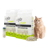 All For Paws Tofu Cat Litter equilibrio bolsa 2-pack para menos desorden.