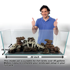 Allcolor modelo aquascape con detalle realista para paisajes subacuáticos.