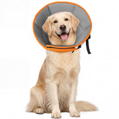 Allroaring cono perros grande: protección postquirúrgica para evitar lamidos.