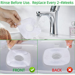 Allxin filtro con carbón activado y resina de intercambio para agua más fresca.