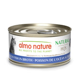 Almo Nature HQS Natural pescados del océano en caldo, proteína fácilmente digerible para gatos.