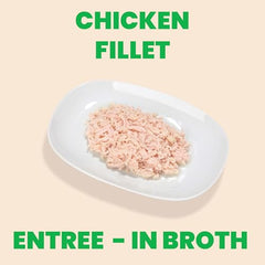 Almo Nature HQS Pollo en Caldo en lata, presentación en porciones 280 g.