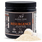 Alpha Dog Nutrition Resurgence: envase de electrolitos para mejorar la hidratación canina.