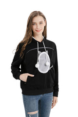 ALYC sudadera portamascotas con bolsillo interior para llevar a tu mascota cerca