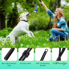 AmaCielo palo de coqueteo para perro plegable, fácil de transportar
