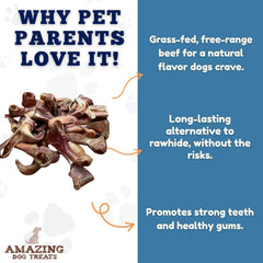 Amazing Dog Treats Bully Stick Bites: tiras gruesas para razas grandes