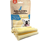 Amazing Dog Treats Cola de Vaca 6 pulgadas, masticación prolongada para perros.