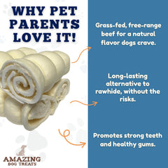 Amazing Dog Treats dientes sanos, ayuda a mantener la limpieza dental natural.