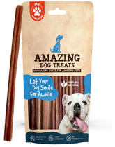 Amazing Dog Treats: palitos bully 12 pulgadas pack promueven mordida saludable
