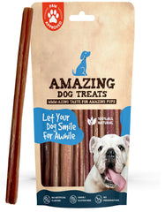 Amazing Dog Treats: palitos bully 12 pulgadas pack promueven mordida saludable