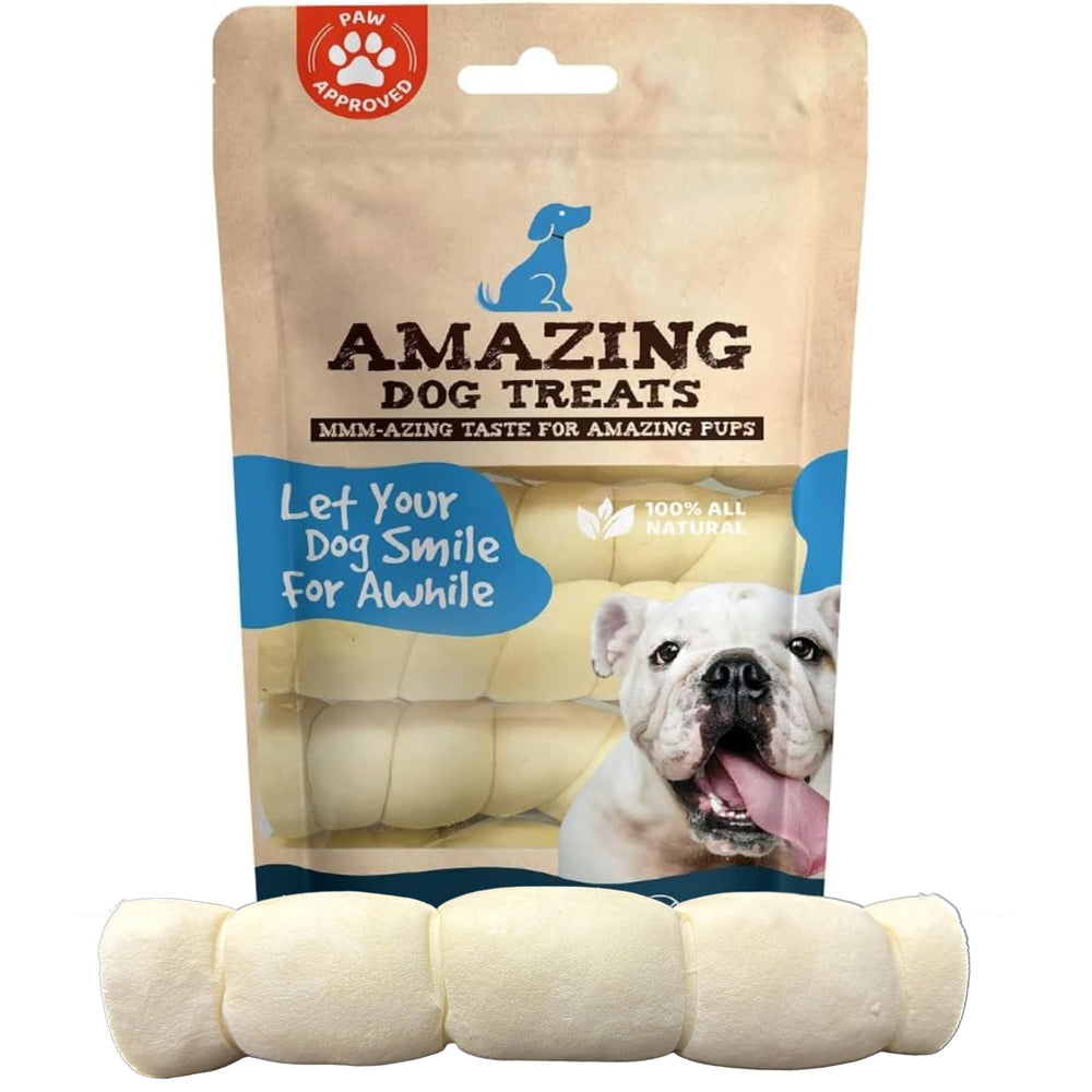 Amazing Dog Treats: rollos de mejilla de res mega gruesos para masticación prolongada