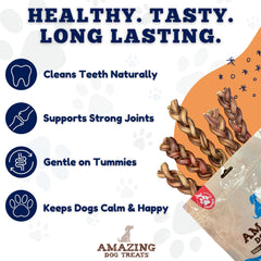 Amazing Dog Treats: cuida la higiene dental durante la masticación.