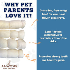 Amazing Dog Treats: Sin cuero, alternativa segura para perros que muerden con fuerza