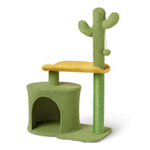 Amazon Basics Árbol para gatos cactus: poste de sisal para rascar y descansar.