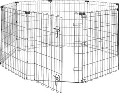 Amazon Basics jaula de ejercicio para perros octogonal y portátil para casa.