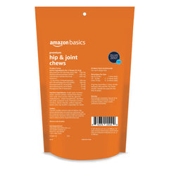 Etiqueta nutricional de Amazon Basics Premium masticables para uso diario.