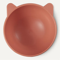 Amazon Basics tazones para gatos base estable con orejas decorativas.