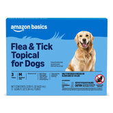 Amazon Basics traitement puces-tiques chien moyen - bouteille prête à l'emploi et rapide