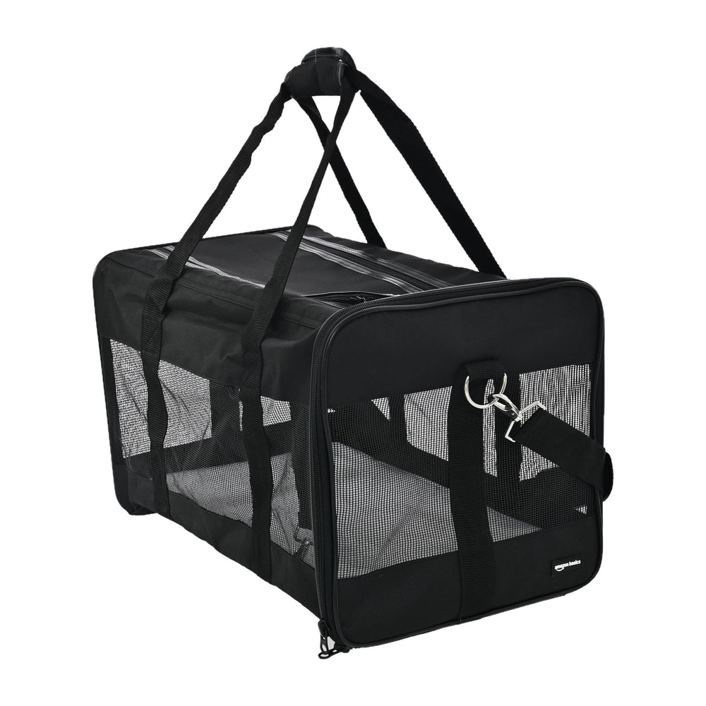 Amazon Basics transportín suave con malla ventilada para viajar con mascotas
