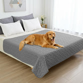 Ameritex cobertor impermeable para cama de mascota protege el sofá de derrames y manchas.