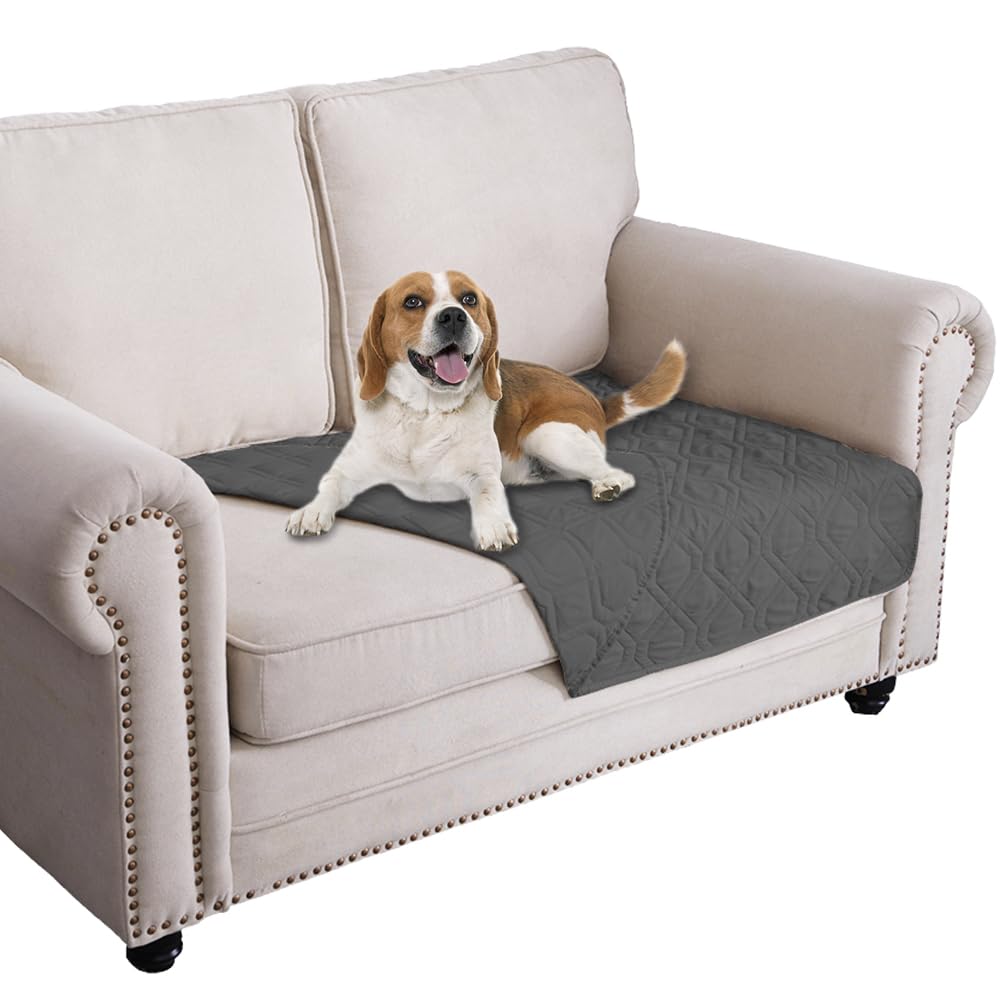 Ameritex funda impermeable reversible para sofá protege muebles con doble cara suave