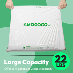 AMOGOGOPET bolsas LDPE resistentes para uso diario.