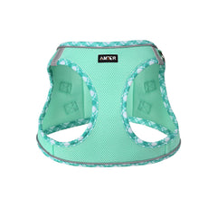 AMTOR arnes para perro pequeño reflectivo verde, mayor visibilidad nocturna