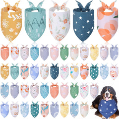 Bandana Amylove con flores primaverales para perro, ideal para salidas diarias
