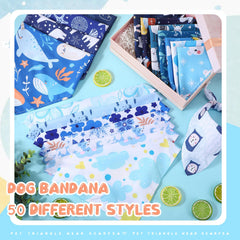 Pañuelos Amylove para perros, talla ajustable, se adapta a razas pequeñas a medianas.