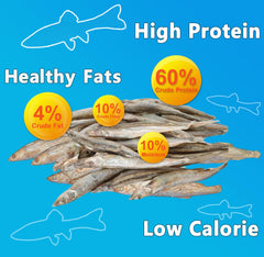Amzey pececillos liofilizados 7oz ingredientes naturales sin aditivos.