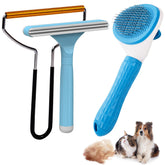 Analan cepillo autolimpiante para mascotas, ideal para cepillar y masajear.