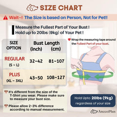 AnccoPlus sling para gato, manos libres, ideal para visitas al veterinario