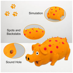 Andiker cochon latex sifflet – sons réalistes pour divertir votre chien.