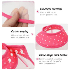 Cono Andiker para gatos en color rosa, borde acolchado suave.