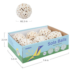 andwe Bola Sola: bolas ligeras para masticar y jugar en la jaula