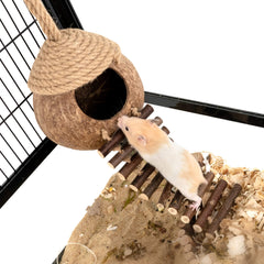 andwe material natural coco y cuerda, seguro para mascotas