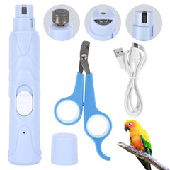 Anicuta lijadora de uñas para aves con luz LED para cortes más seguros