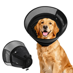 AnimaCure Cono Inflable XL con ajuste suave para comer y beber.