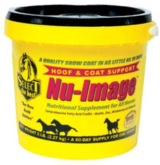 Animal Health International NU-IMAGE, apoyo para cascos y pelaje de caballos, mejora apariencia natural.