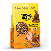 Animals Like Us Mix50 corazones de pollo liofilizados para una comida crujiente y sabrosa.