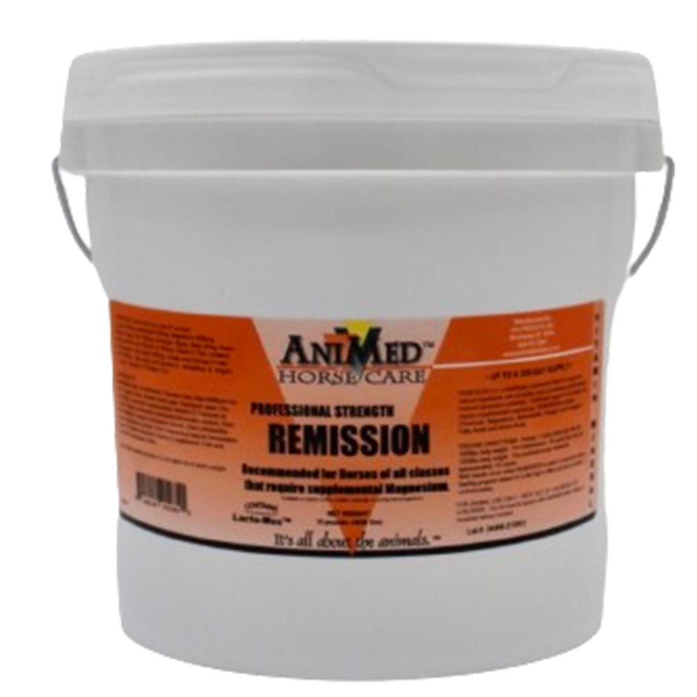 ANIMED Remission 10 libras empaque estable para almacenamiento sencillo.