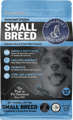 Annamaet Original para razas pequeñas, bolsa de 4 lb con pollo y arroz