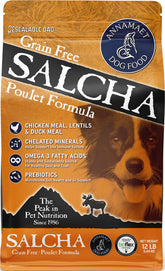 Annamaet Salcha bolsa 12 lb con croquetas de pollo y pato para perros