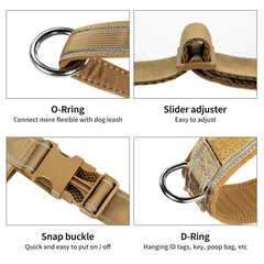 Annchwool arnés con dos anillos para correa y accesorios