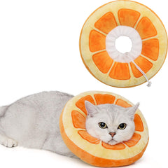 ANWA collar cono ajustable para gato suave y cómodo durante la recuperación