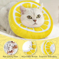 ANWA collar facilita comer y beber para gato sin obstrucciones.